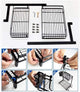 CARLA HOME 2-Tier Kitchen Spice Rack Organizer Storage Shelf for Condiments, Oil Bottles, Utensils, Cutting Board & More – view 8