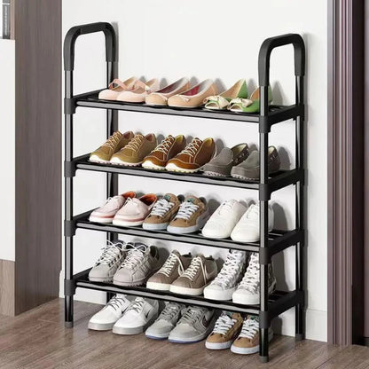 4-Layer Multi-Function Shoe Rack Space Saver
