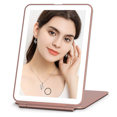 LED Travel Makeup Mirror 3 Light Modes USB - Variant 2
