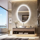 500x700mm LED Bathroom Mirror Oval Dimmable Anti-Fog – view 5