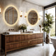 500x700mm LED Bathroom Mirror Oval Dimmable Anti-Fog – view 8
