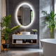 600x800mm LED Bathroom Mirror Oval Anti-Fog Dimmable – view 6