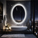 600x800mm LED Bathroom Mirror Oval Anti-Fog Dimmable – view 9