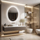 600x800mm LED Bathroom Mirror Oval Anti-Fog Dimmable – view 10