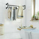 Iron Wall Mounted Clothes Rack with Shelf Garment Display – view 5