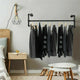 Iron Wall Mounted Clothes Rack with Shelf Garment Display – view 7
