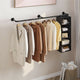 Industrial Iron Pipe Clothes Rail Vintage Wall Shelf – view 5