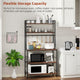 5-Tier Baker's Rack Microwave Stand Storage Shelf 84.5cm – view 8