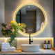 60cm LED Bathroom Mirror Anti-fog Circle Backlit HD – view 3