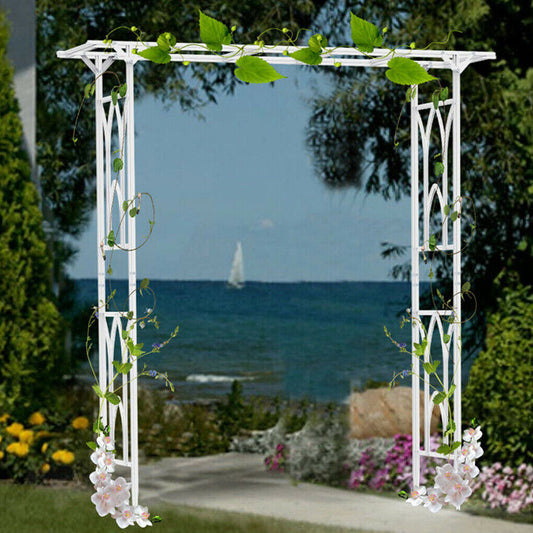 Stereoscopic Metal Garden Arch Arbor Wedding Pergola Trellis - Auzzistore
