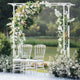 Stereoscopic Metal Garden Arch Arbor Wedding Pergola Trellis – view 2