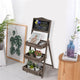 3 Tier Rustic Wood Plant Stand 38CM Corner Shelf – view 6