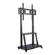 Rolling TV Stand 32-100 w/ Adjustable Mount & 2-Tier Shelf – view 2