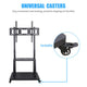 Rolling TV Stand 32-100 w/ Adjustable Mount & 2-Tier Shelf – view 9