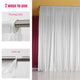 3x6m White Stage Curtain Backdrop – view 4