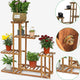 5-Tier Wooden Plant Stand Flower Display Shelf Indoor Outdoor Garden – view 5