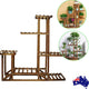 5-Tier Wooden Plant Stand Flower Display Shelf Indoor Outdoor Garden – view 6