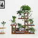 5-Tier Wooden Plant Stand Flower Display Shelf Indoor Outdoor Garden – view 9
