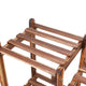 8-Tier Wooden Plant Stand Outdoor Indoor Garden Shelf – view 9