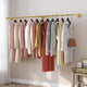 Vintage Iron Clothes Rail Gold Wall Mounted Garment Rack – view 4