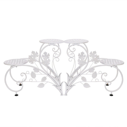 Set of 2 Plant Stand Wedding Garden Flower Shelf Rack – view 2