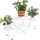 Set of 2 Plant Stand Wedding Garden Flower Shelf Rack – view 3