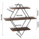 3 Tier Diamond Metal Floating Shelves Wall Mounted Display – view 10