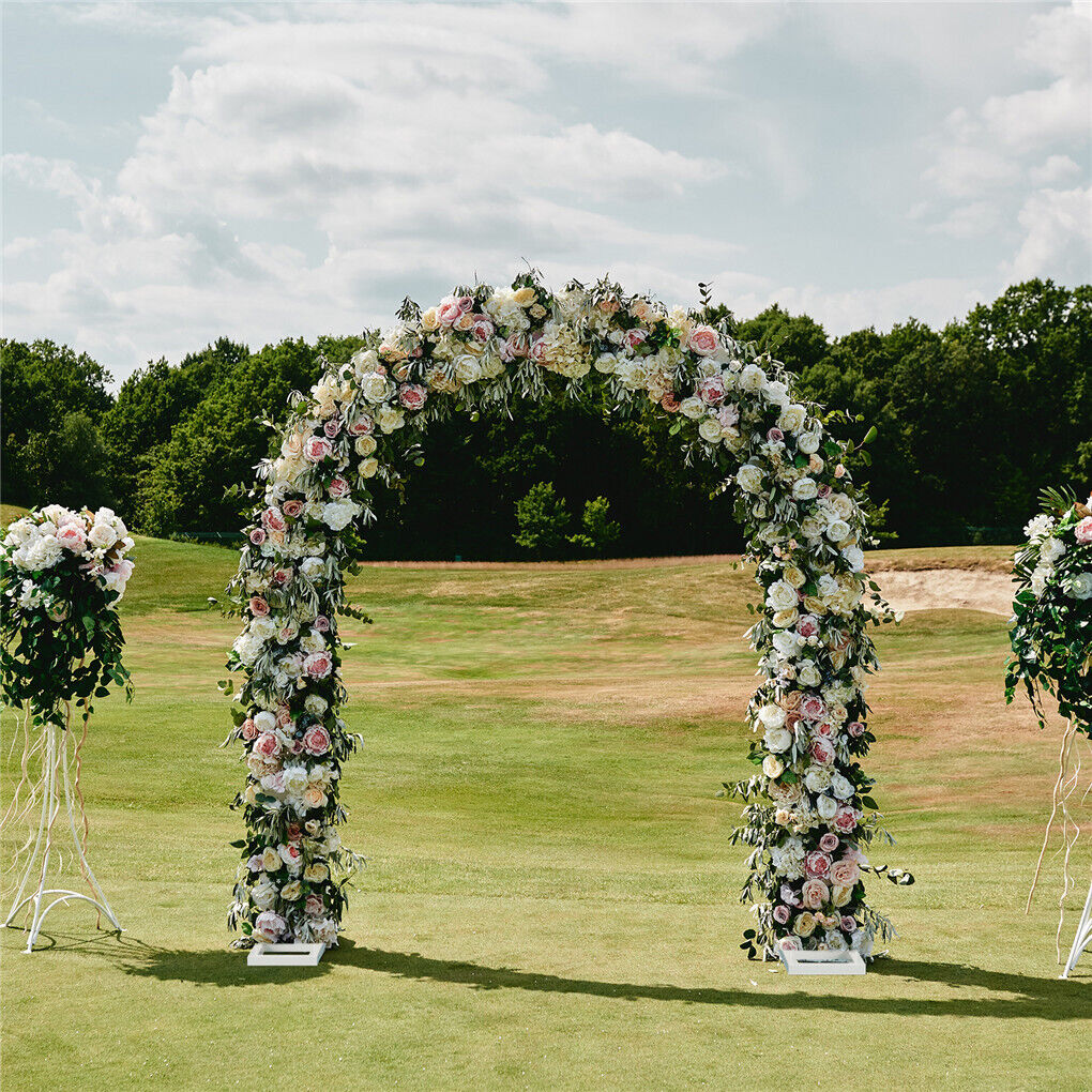 Metal Wedding Arch Garden Arbor Floral Stand Indoor/Outdoor