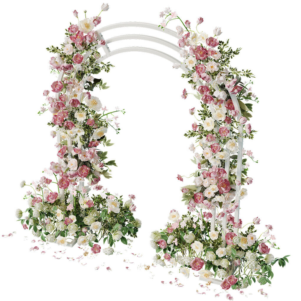 Metal Wedding Arch Garden Arbor Floral Stand Indoor/Outdoor