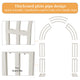 Metal Wedding Arch Garden Arbor Floral Stand Indoor/Outdoor – view 9