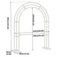 Metal Wedding Arch Garden Arbor Floral Stand Indoor/Outdoor – view 10