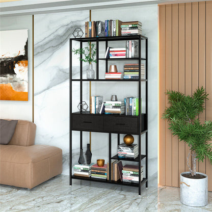 Rustic Accent Bookshelf 90CM Wide Plant Display Rack