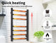 Aluminium Heated Towel Rail 7-Bar Electric Warmer Black – view 3