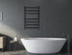 Aluminium Heated Towel Rail 7-Bar Electric Warmer Black – view 9