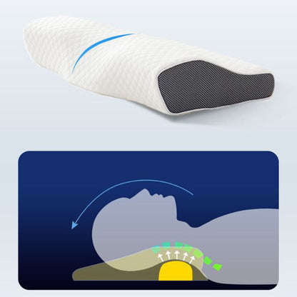 Cervical Memory Foam Pillow Butterfly Shape Standard Anti Snore
