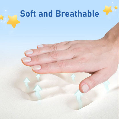 Cervical Memory Foam Pillow Butterfly Shape Standard Anti Snore