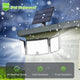 234 LED Solar Motion Sensor Light 5500K Cool Black Outdoor Security Flood Lamp – view 4
