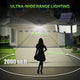 234 LED Solar Motion Sensor Light 5500K Cool Black Outdoor Security Flood Lamp – view 8