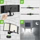 234 LED Solar Motion Sensor Light 5500K Cool Black Outdoor Security Flood Lamp – view 9
