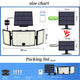 234 LED Solar Motion Sensor Light 5500K Cool Black Outdoor Security Flood Lamp – view 10