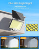294 LED Solar Light Motion Sensor 6500K Black Outdoor Security Wall Flood Lamp – view 4