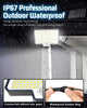 294 LED Solar Light Motion Sensor 6500K Black Outdoor Security Wall Flood Lamp – view 5