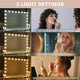 White Bluetooth Hollywood Mirror Rectangle Vanity Wall Light – view 6