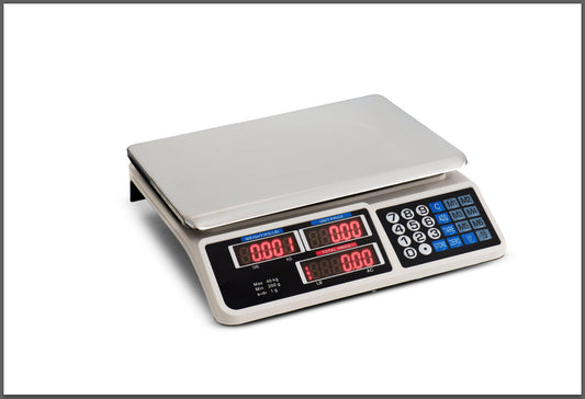Digital Kitchen Scale Electronic 40KG 1g Increment White – view 2 - Auzzistore