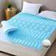 Queen Memory Foam Mattress Topper 7-Zone Bamboo Cover Breathable