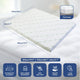 Queen Memory Foam Mattress Topper 7-Zone Bamboo Cover Breathable – view 2