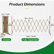 Expandable Aluminum Garden Fence Gate Rectangular – view 3