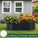Oval Raised Garden Bed Galvanised Steel 240x80x42cm Planter – view 2