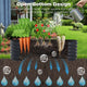 Oval Raised Garden Bed Galvanised Steel 240x80x42cm Planter – view 4