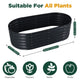 Oval Raised Garden Bed Galvanised Steel 240x80x42cm Planter – view 8